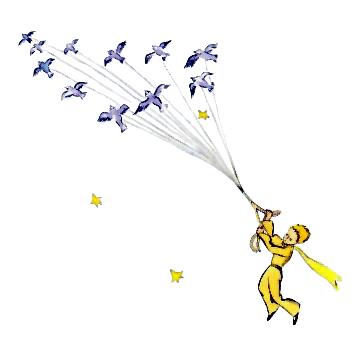 گمان کنم شهریار کوچولو برای فرارش از مهاجرت پرندههای وحشی استفاده کرد. گمان کنم شهریار کوچولو برای فرارش از مهاجرت پرندههای وحشی استفاده کرد.